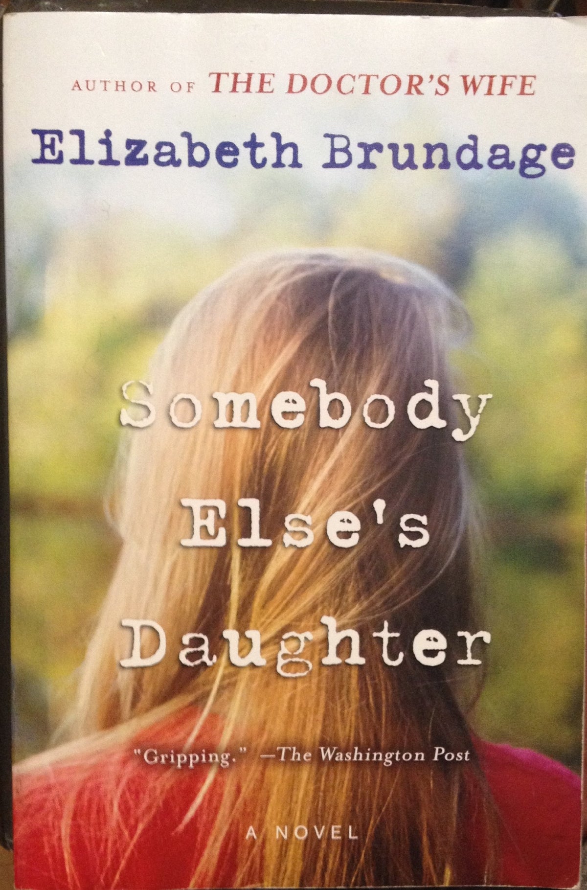 Somebody Else's Daughter book cover