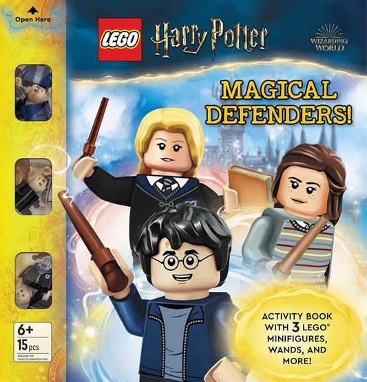 LEGO Harry Potter: Magical Defenders: Activity Book with 3 Minifigures and Accessories (Activity Book with Minifigure) cover image